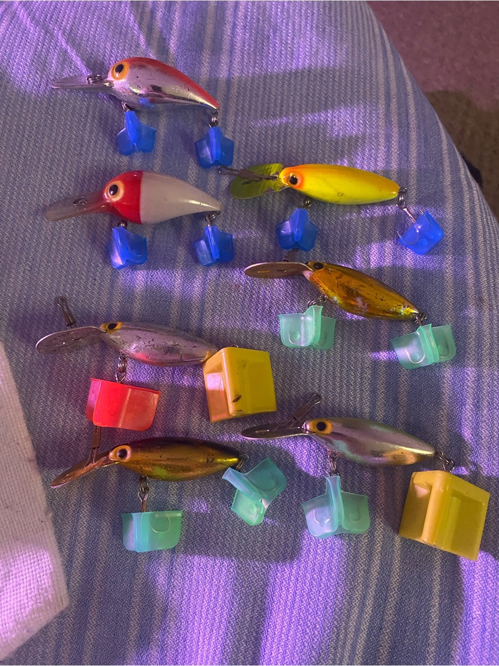 Storm Wiggle Wart Crankbaits - Red, Orange, White, Silver